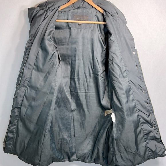 Tahari Shawl Collar Hidden Hood Down Puffer Coat size XS - Picture 12 of 12